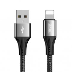 JOYROOM S-1030N1 Prémiový & Odolný datový a nabíjecí kabel USB/Lightning 12W, 1m, černý
