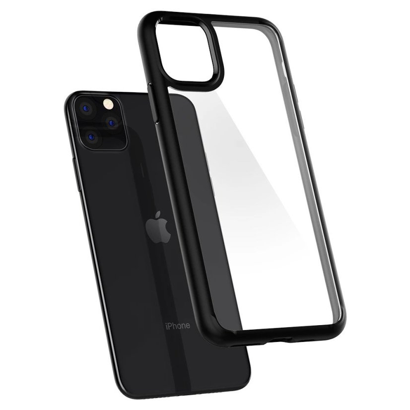 SPIGEN Ultra Hybrid odolný kryt pro iPhone 11 Pro Max, černá/čirá