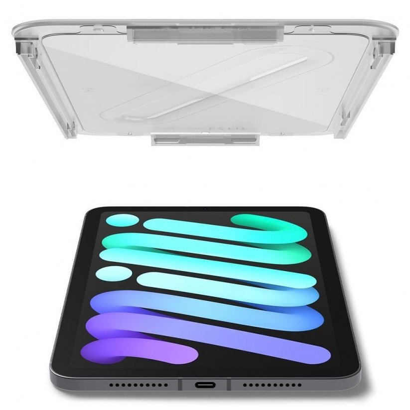 SPIGEN Glas.tR EZ FIT Ochranné sklo 2.5D FULL-COVER 0.2mm pro iPad Mini  8,3" (2021), čiré