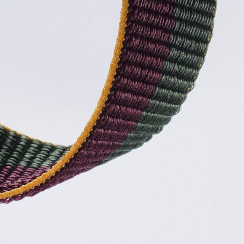 DUX DUCIS Sport Loop Textilní řemínek pro Apple Watch 42/44/45/49mm, fialovo-zelený
