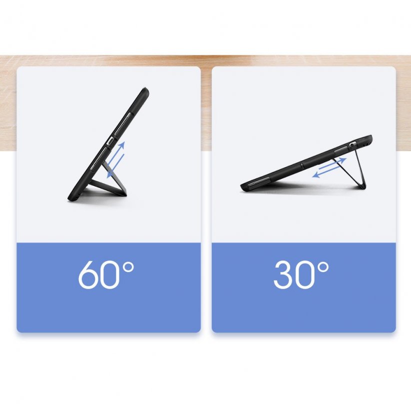 DUX DUCIS Obal s bezdrátovou klávesnicí a touchpadem pro iPad 10,2"/iPad Air 10,5", QWERTY, černá
