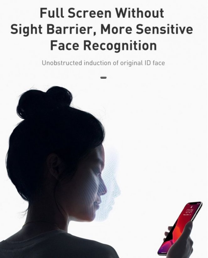 BASEUS SGAPIPH61S-KC01 Ochranné sklo 3D FULL-COVER 0.3mm pro iPhone XR/11, montážní rámeček, 2ks