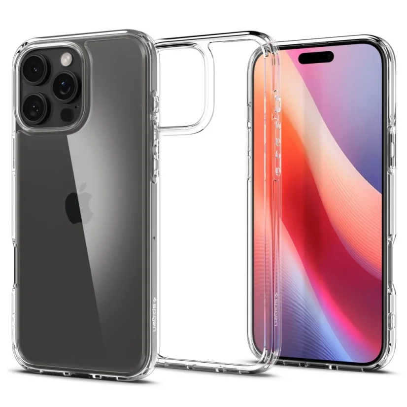 Pouzdro Spigen Ultra Hybrid pro iPhone 16 Pro - čiré