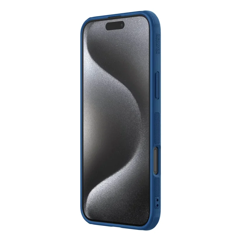 Pouzdro Nillkin Super Frosted Shield Pro pro iPhone 16 Pro - modré