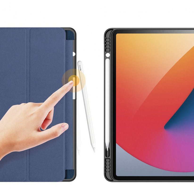 DUX DUCIS Domo Super odolný obal pro iPad 12,9" (2020/21) a Pencil, tmavě modrý