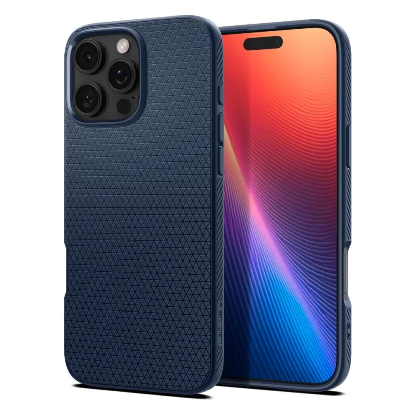 Pouzdro Spigen Liquid Air pro iPhone 16 Pro Max - modré