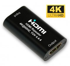 MICROCONNECT HDMI 2.0 repeater/booster s podporou 4K/60Hz, černý