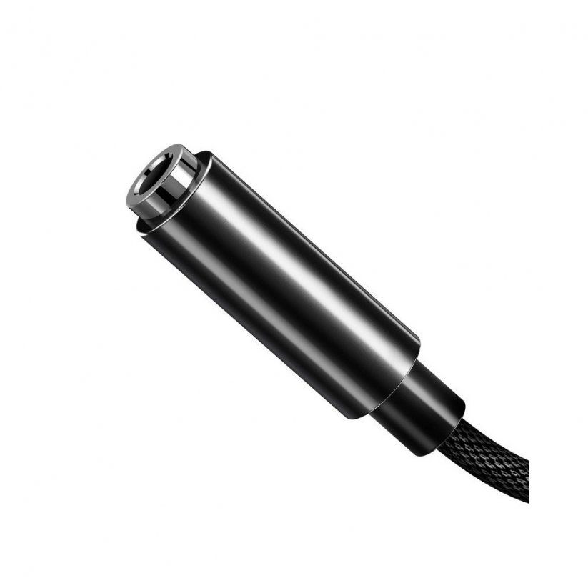 BASEUS CALL3-01 Adaptér (redukce) Lightning/Jack 3,5mm s podporou mikrofonu, černý
