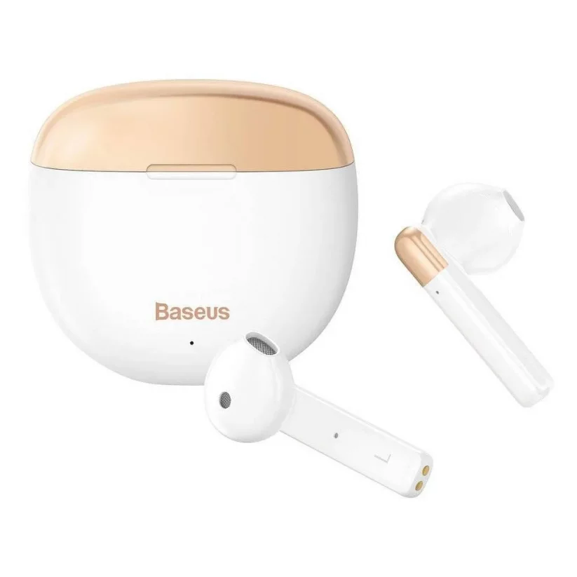 BASEUS AirNora W2 NGW2-02 Bezdrátová TWS sluchátka pro malé uši, bílá