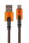 XTORM CXX004 Extreme Ultra odolný datový a nabíjecí kabel USB/USB-C až 60W, 1,5m, černo-oranžový