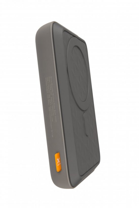 XTORM FS400-10K Fuel Series Magnetická (MagSafe) bezdrátová powerbanka 10.000mAh s výkonem 7,5W, šedá