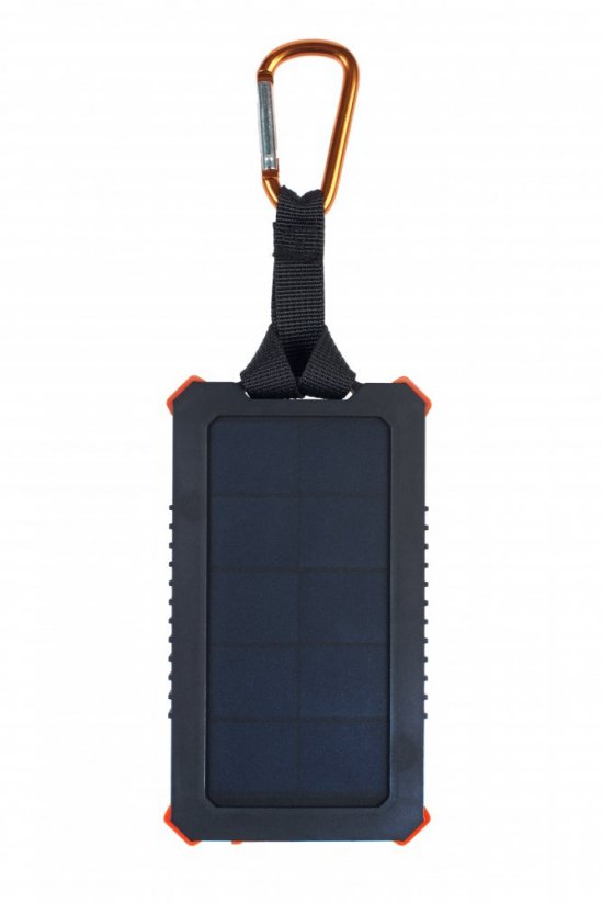XTORM AM122 Impulse Solar Powerbanka 5.000mAh se solárním nabíjením a svítilnou, černá