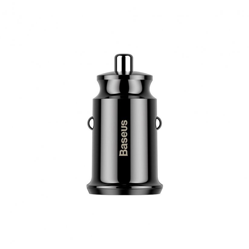BASEUS CCALL-ML01 Mini duální autonabíječka, 2x USB s výkonem 15W, černá
