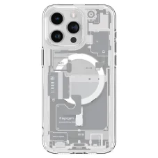 Spigen Ultra Hybrid Mag pouzdro s MagSafe pro iPhone 15 Pro - bílé (Zero One design)