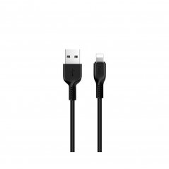 HOCO X20 Zesílený datový a nabíjecí kabel USB/Lightning, délka 3m, černý