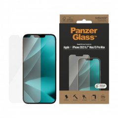PANZERGLASS Ochranné sklo 2.5D STANDARD 0.4mm pro iPhone 13 Pro Max/14 Plus, AntiBacterial, čiré