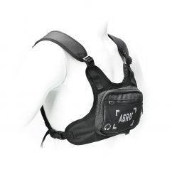AG PREMIUM SBOCFP Sportovní taška na hrudník pro mobilní telefon a drobnosti, černá