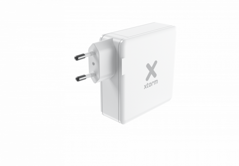 XTORM XAT140 Volt II GaN Nabíječka 3v1 (USB, 2x USB-C PD), s výkonem 140W, bílá