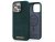NJORD Salmon Leather MagSafe Odolný kryt z lososí kůže pro iPhone 14 Pro Max, tmavě zelený