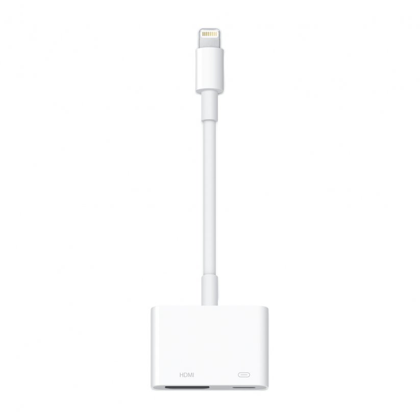 Apple Digitální AV adaptér Lightning, bílý