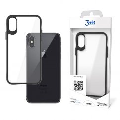 3MK Satin Armor Case+ Ultra odolný hybridní kryt pro iPhone XS Max, černá/čirá