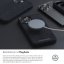 NJORD Vindur MagSafe Kryt z lososí kůže pro iPhone 13 Mini, tmavě šedý