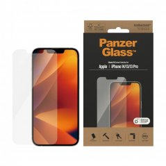 PANZERGLASS Ochranné sklo 2.5D STANDARD 0.4mm pro iPhone 13/13 Pro/14, AntiBacterial, čiré
