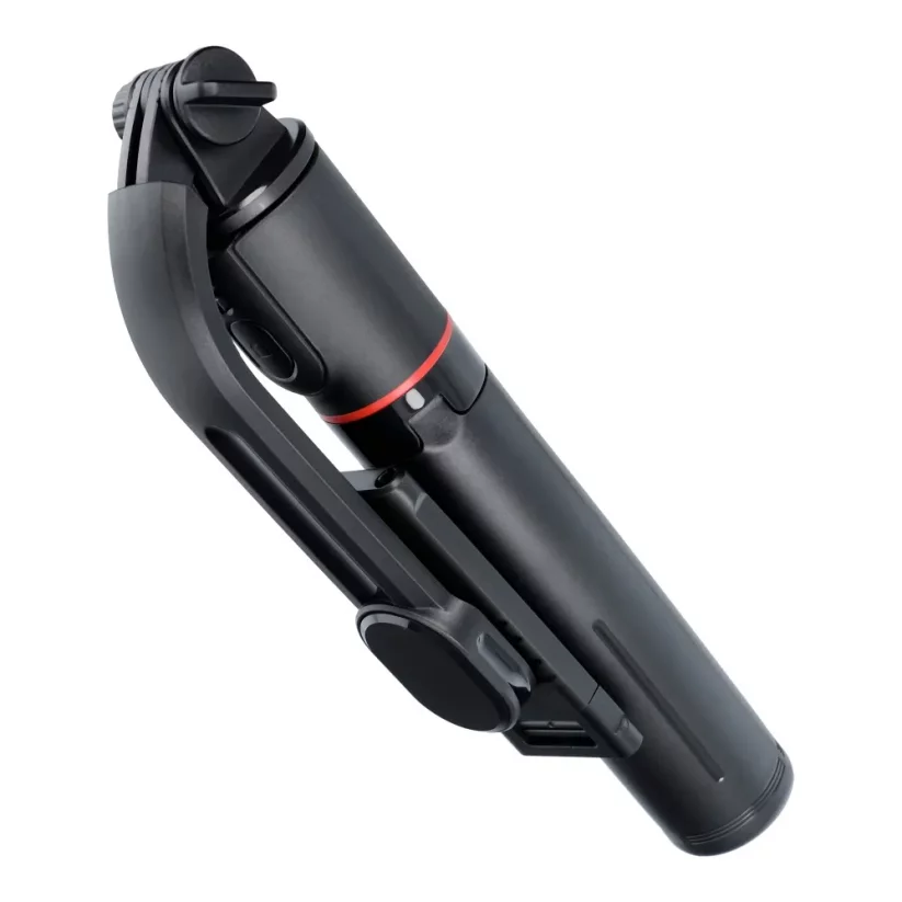 AG PREMIUM SSTR-L13 Extra dlouhá selfie teleskopická tyč s tripodem a Bluetooth, délka 21-113cm, černá
