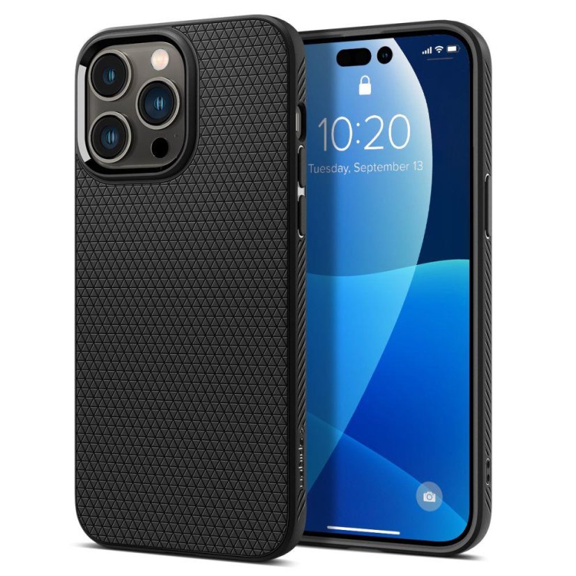 SPIGEN Liquid Air odolný kryt pro iPhone 14 Pro, matně černý