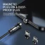 JOYROOM S-1224X2 Magnetický ohebný nabíjecí kabel 3v1 (USB-C, Micro USB, Lightning), 1,2m, černý