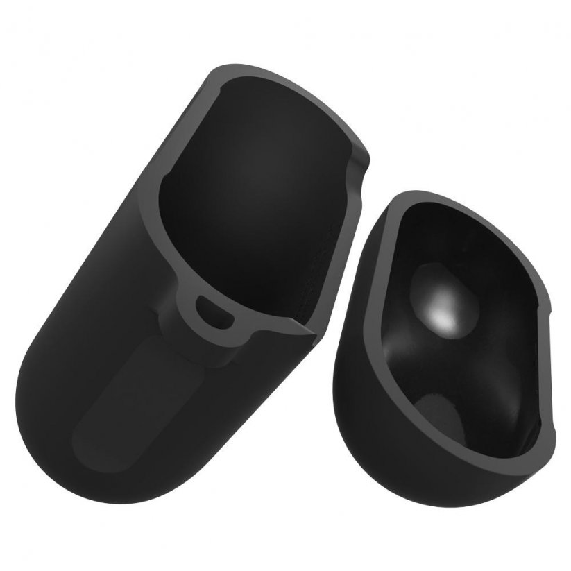 SPIGEN AirPods Case silikonový kryt pro Apple AirPods 1/2, černý