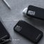 NJORD Vindur Kryt z lososí kůže pro iPhone 12 Mini, tmavě šedý