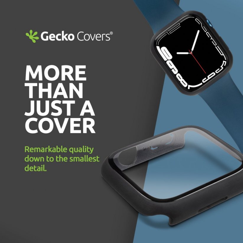 GECKO V10A10C1 Full Body Case 360° kryt pro Apple Watch 7/8 (41mm), černý