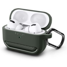 SPIGEN Rugged Armor Odolný kryt pro Apple AirPods Pro, tmavě zelený