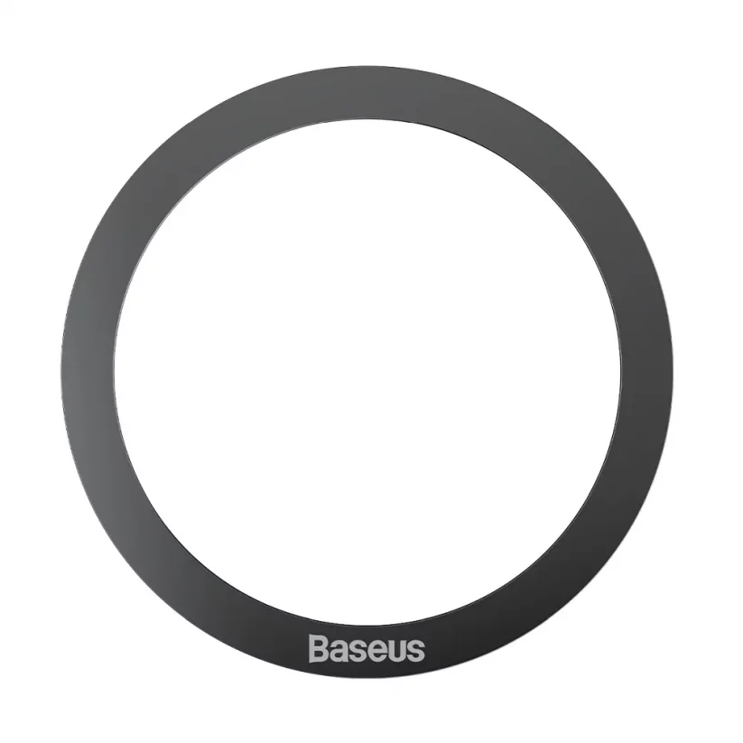 BASEUS PCCH000001 Halo Magnetický univerzální kroužek pro MagSafe, 2ks, černý