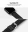 RINGKE Rubber One Klasický silikonový řemínek pro Apple Watch 42/44/45/49mm, černý