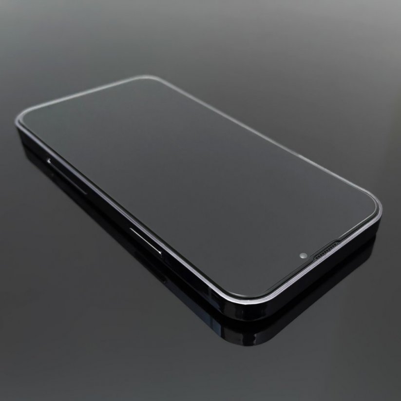 WOZINSKY Ochranné sklo 5D pro iPhone 15, Privacy filtr, černý rámeček