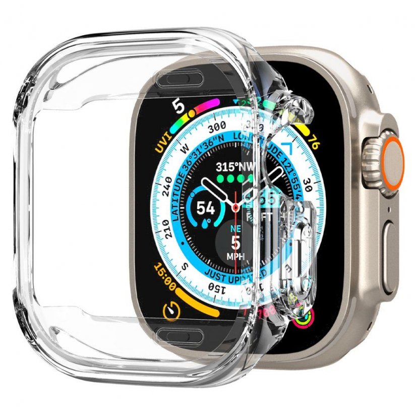 SPIGEN Ultra Hybrid Odolný kryt pro Apple Watch Ultra (49mm), čirý