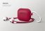 UNIQ Vencer silikonový kryt s držákem sluchátek pro AirPods 3 (2021), tmavě červený