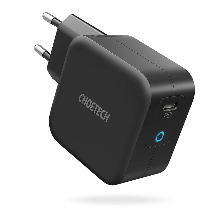 Rychlonabíječka Choetech GaN USB typu C 61W 3A Power Delivery černá (Q6006)