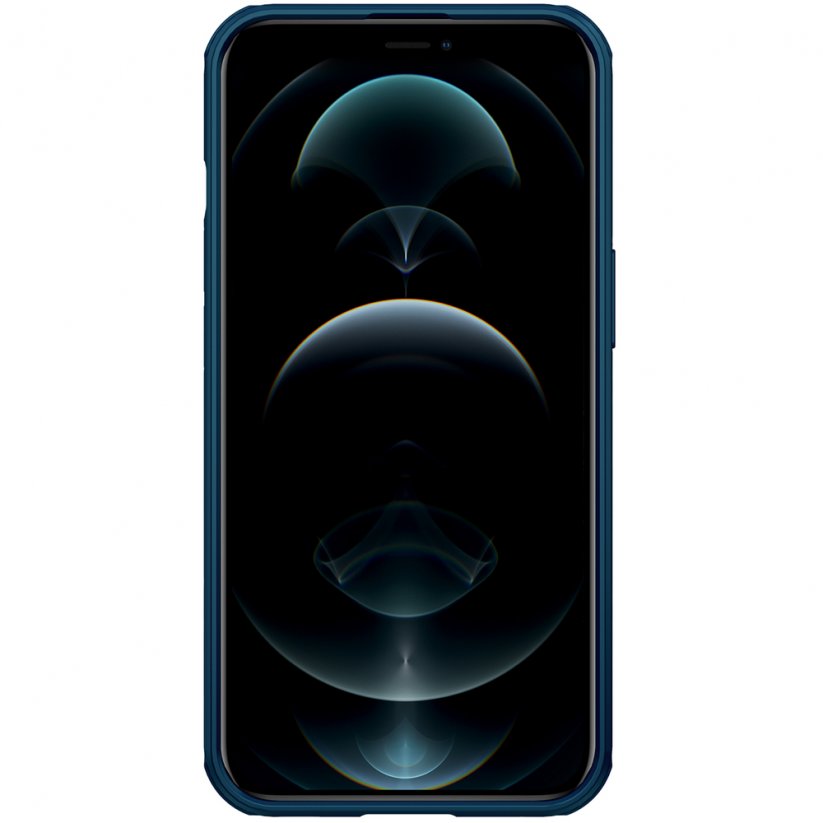 NILLKIN CamShield Pro Magnetic Ultra odolný MagSafe kryt s krytkou kamery pro iPhone 13 Pro, modrý