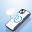 DUX DUCIS Skin X Pro Flipový MagSafe kryt pro iPhone 15, modrý