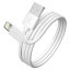 AG PREMIUM HD5 kabel USB/Lightning pro Apple zařízení, délka 1m, bílá barva, bulk balení