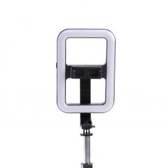 AG PREMIUM 99X Selfie teleskopická tyč se stativem, Bluetooth a LED přisvětlením, černá