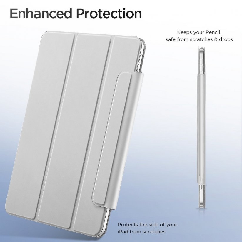 ESR Rebound Magnetic obal pro iPad Pro 12,9" (2018/20/21) a Apple Pencil, šedý