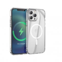 ESTUFF Magnetic Hybrid Clear Case Kryt s MagSafe pro iPhone 13 Pro, čirý