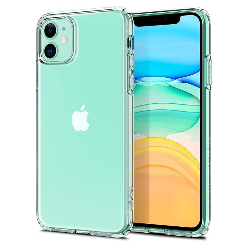 SPIGEN Liquid Crystal Tenký kryt pro iPhone 11, čirý