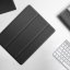 AG PREMIUM Tri-Fold Leather Obal pro iPad 10,2" (7/8/9 gen.) s tvrdými zády, černý