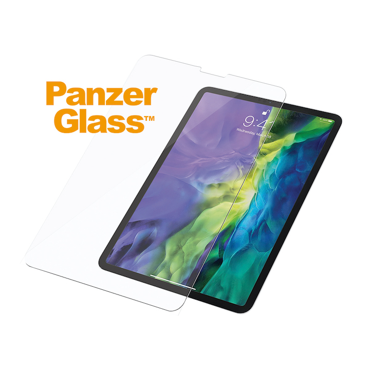 PANZERGLASS Ochranné sklo 2.5D FULL-COVER 0.4mm pro iPad Air 10,9" (2020/22)/Pro 11" (2018/20/21), AntiBacterial