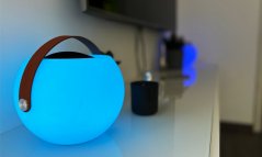 ESTUFF GlowSound1 Bluetooth reproduktor 2v1 s 2200mAh baterií a ambientním RGB osvětlením, bílý